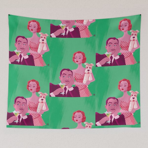 Item preview, Nick, Nora, and Asta designed and sold by FromTheArchives.