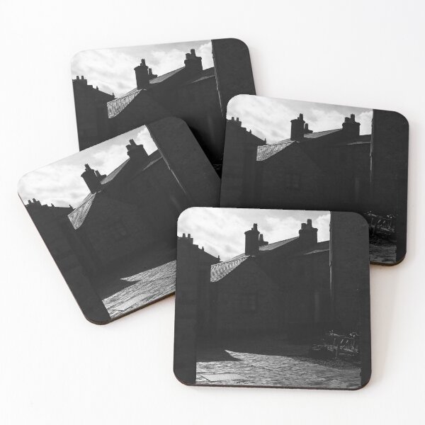 Item preview, Black & White Industrial Revolution Back to Back houses designed and sold by OnHeathAndMoor.