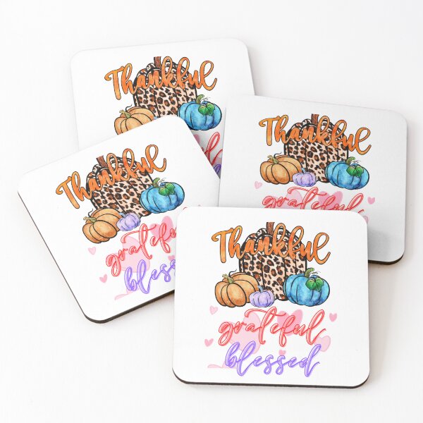 Item preview, Thankful grateful blessed leopard | happy hallo thanksmas greetings | gifts for thanksgiving lovers designed and sold by ThanksVibe.