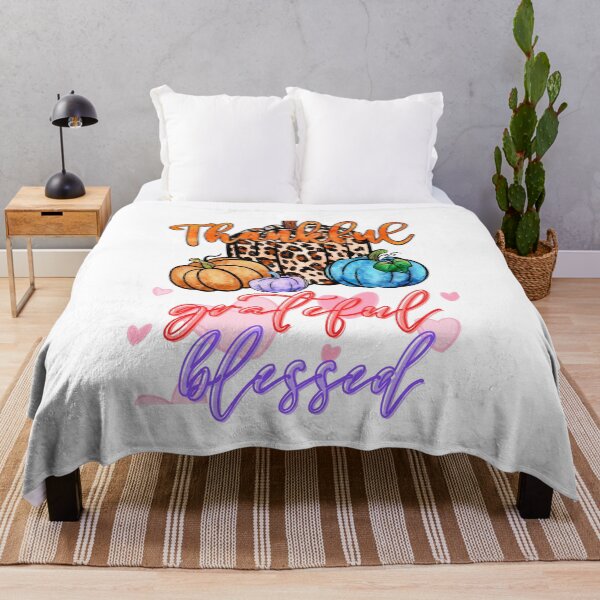 Item preview, Thankful grateful blessed leopard | happy hallo thanksmas greetings | gifts for thanksgiving lovers designed and sold by ThanksVibe.