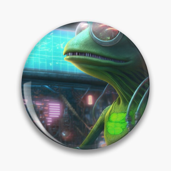 Item preview, Frog future  designed and sold by kaosvisuals.