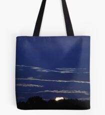 Sunset And Moon Glow Tote Bag