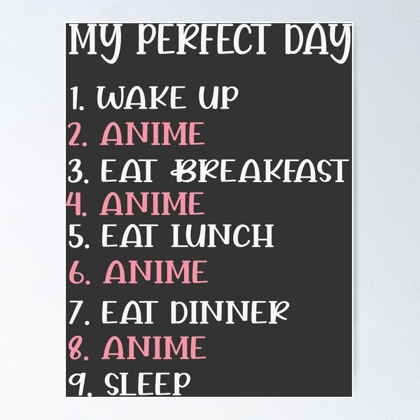 Aperçu de l'œuvre Routine drôle de jour d'amoureux d'anime créée et vendue par Vogue Creations.