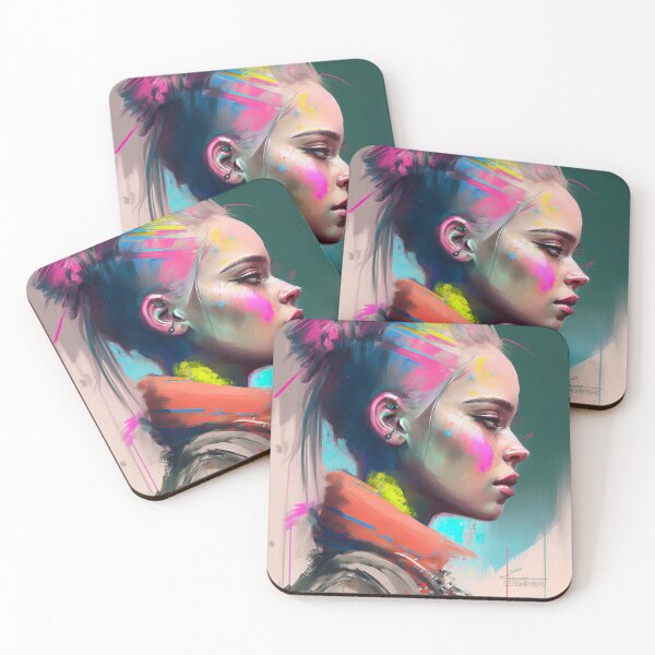 Item preview, vibrant paint punk designed and sold by Jenslemmens.