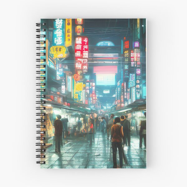 Artikelvorschau, Taipei - Shilin Night Market Abstrakte Cyberpunk-Straßen entworfen und verkauft von Y2Bot.