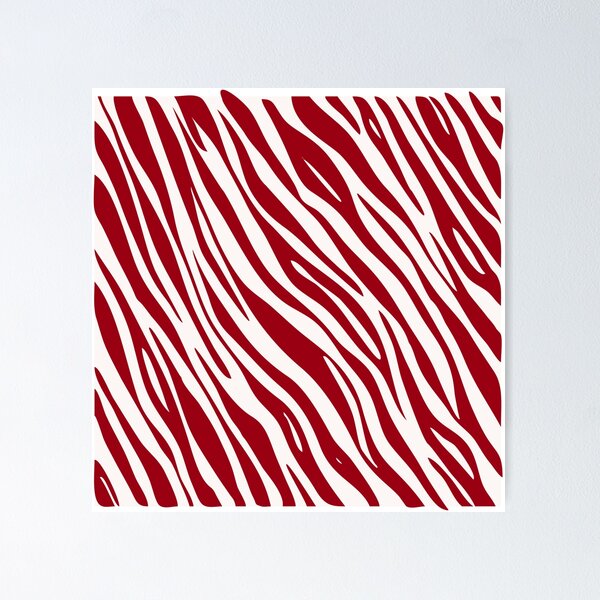 Item preview, Red Zebra Stripes designed and sold by Viralgemshop.