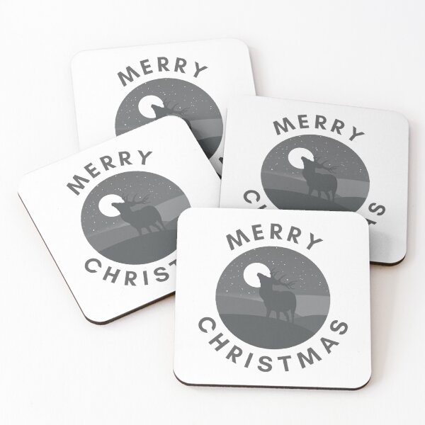 Item preview, Merry Christmas - Red Deer In Winter designed and sold by shellagrash.