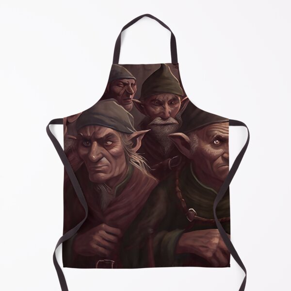 Artikelvorschau, Spooky Scary Gang of Evil Elves Weihnachts-Digital-Malerei entworfen und verkauft von CodeAndColors.