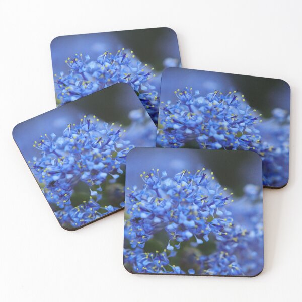 Item preview, Macro Blue Blossom Photography designed and sold by OnHeathAndMoor.