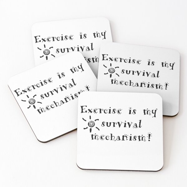 Item preview, Exercise is my survival mechanism designed and sold by Yarham.