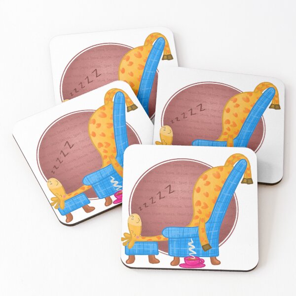 Item preview, Yawn. Snooze. Snore. Sleepy Giraffe. designed and sold by KsPictureParade.