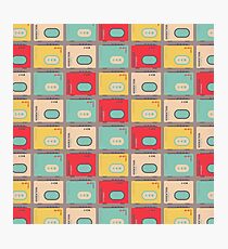 Retro Music Collection Photographic Print