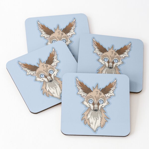 Fennec Fox Coasters (Set of 4)