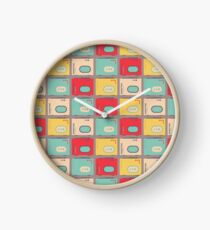 Retro Music Collection Clock