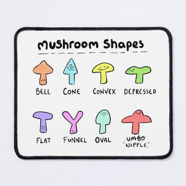 Item preview, Silly Mushroom Shapes designed and sold by doodledate.
