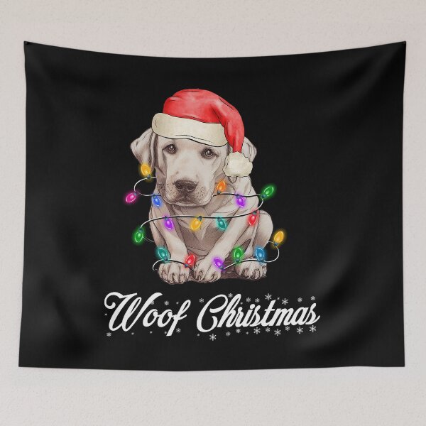 Item preview, Santa Labrador Retriever Dog Christmas Lights designed and sold by Blok45.