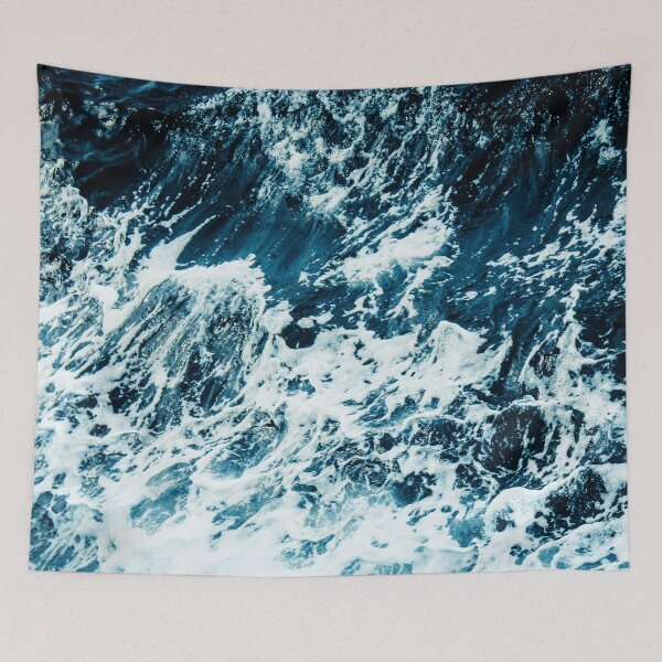 Item preview, Disobedience - ocean waves painting texture designed and sold by cadinera.
