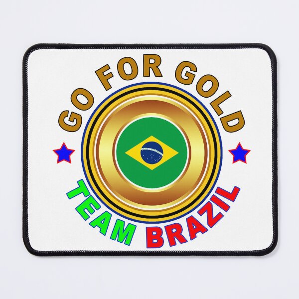 Item preview, GO FOR GOLD TEAM BRAZIL | World cup Design designed and sold by TeeEmpire.