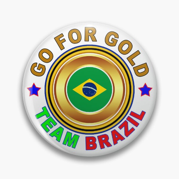 Item preview, GO FOR GOLD TEAM BRAZIL | World cup Design designed and sold by TeeEmpire.