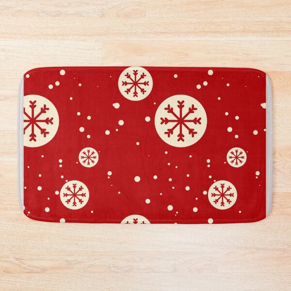 Item preview, beige snowflakes christmas pattern designed and sold by Ali K. Alobaidi.