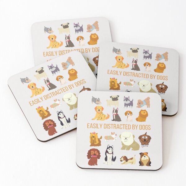 Item preview, Easily Distracted by Dogs  designed and sold by BobbyRocks.