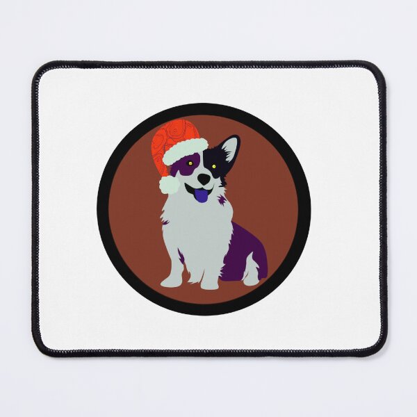 Item preview, Goth dog in the christmas spirit designed and sold by Sunwang.