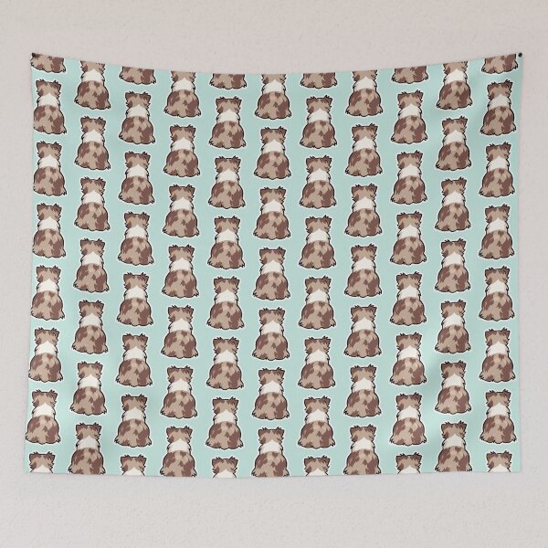 Item preview, red merle australian shepherd dog sticker magnet tote bag phone case designed and sold by conkberry.