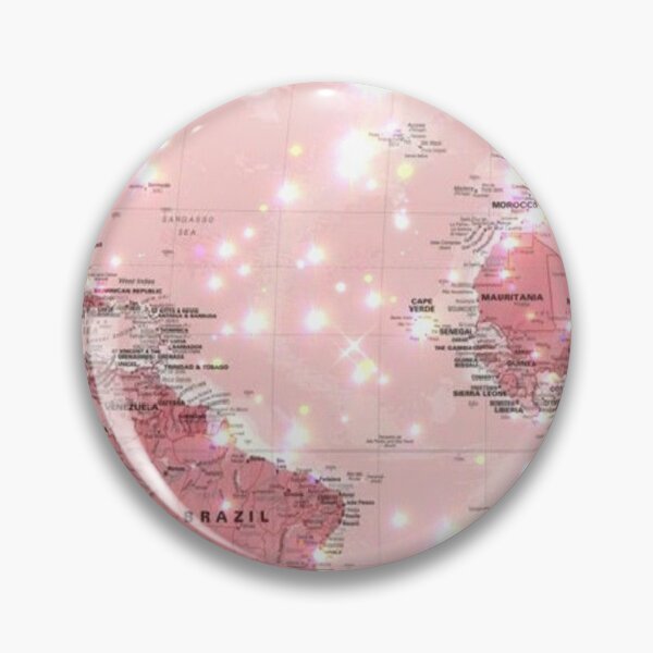 Item preview, Pink map designed and sold by osapg.