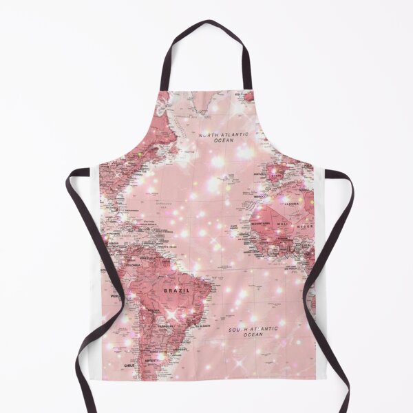 Item preview, Pink map designed and sold by osapg.