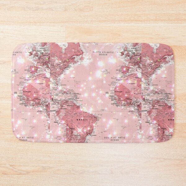 Item preview, Pink map designed and sold by osapg.