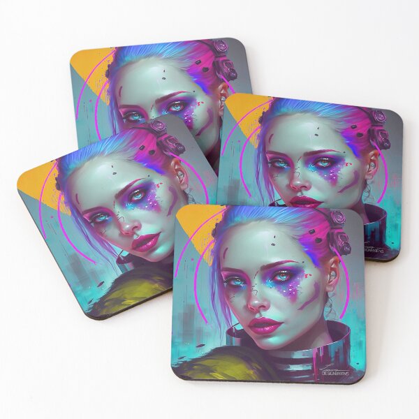 Item preview, cyber vibrant punk paint  designed and sold by Jenslemmens.