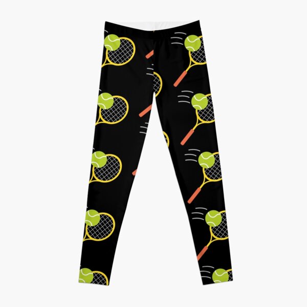 Pickleball Retro Multicolor Art Leggings for Sale by AlysaWithArt