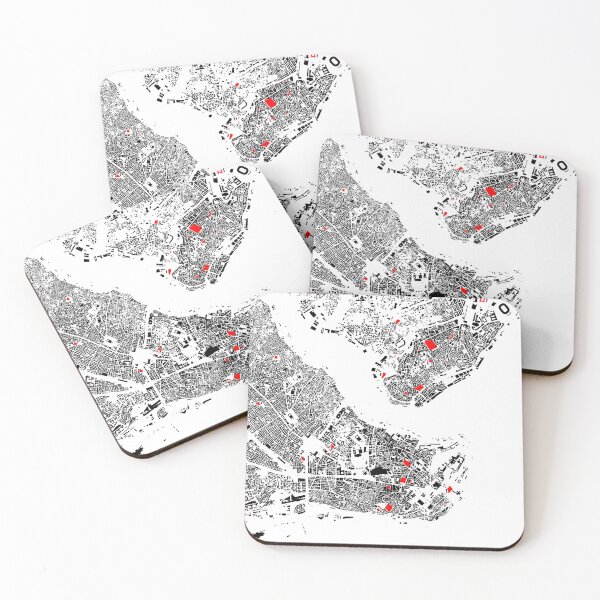 Item preview, Map of Istanbul, Turkey, with its schools in color designed and sold by jean-nicolas.