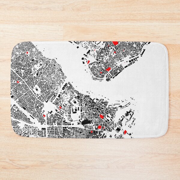 Item preview, Map of Istanbul, Turkey, with its schools in color designed and sold by jean-nicolas.
