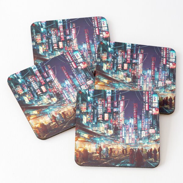 Item preview, Kaohsiung - Night Market Streets at Night Taiwan TW designed and sold by Y2Bot.