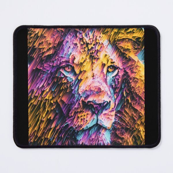Item preview, Lion Pixel sort art / Glitch art designed and sold by Kavurmija.
