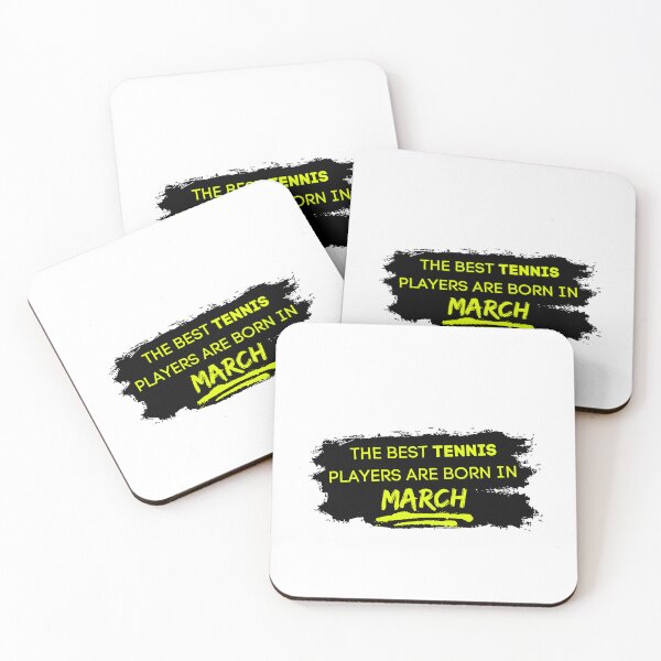 Item preview, The Best Tennis Players Are Born In March! designed and sold by TieBreak-Tennis.