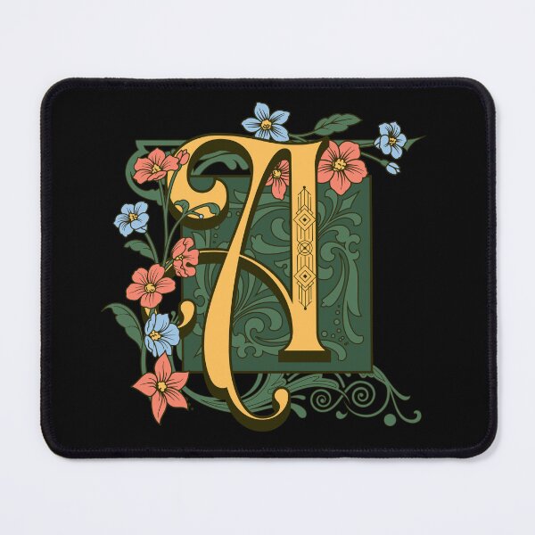 Item preview, Art Nouveau Letter A, Ornamental Letter A, Art Deco designed and sold by NatureFood.