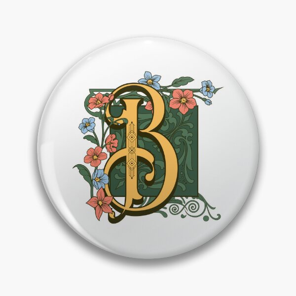 Item preview, Art Nouveau Letter B, Ornamental Letter B, Art Deco designed and sold by NatureFood.