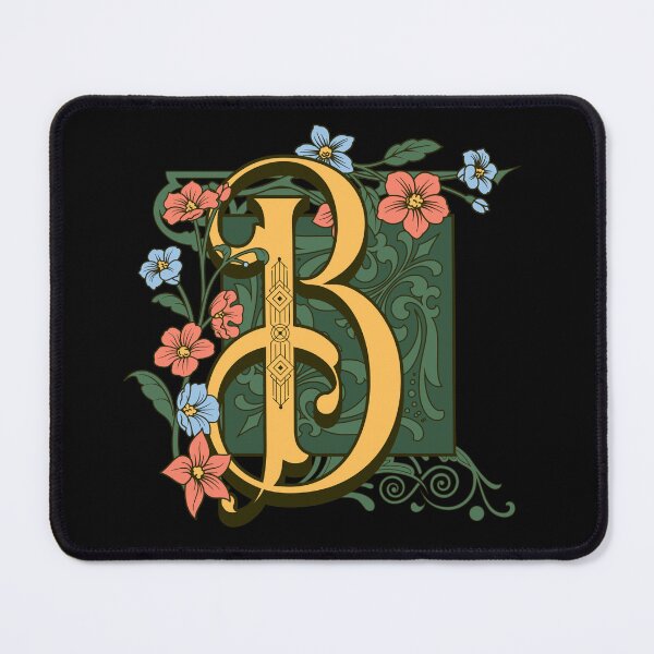 Item preview, Art Nouveau Letter B, Ornamental Letter B, Art Deco designed and sold by NatureFood.
