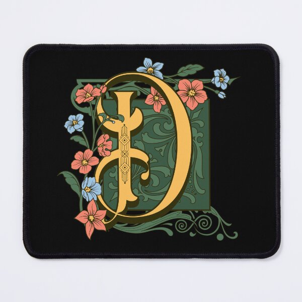 Item preview, Art Nouveau Letter D, Ornamental Letter D, Art Deco designed and sold by NatureFood.