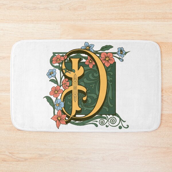 Item preview, Art Nouveau Letter D, Ornamental Letter D, Art Deco designed and sold by NatureFood.