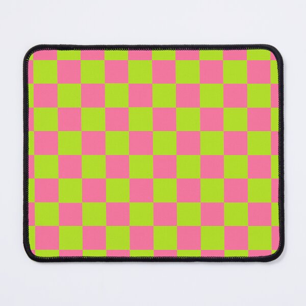 Item preview, Checkered Lime Green and Pink  designed and sold by lornakay.