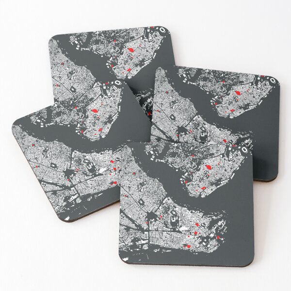 Item preview,  Map of Istanbul, Turkey, with its schools in color designed and sold by jean-nicolas.