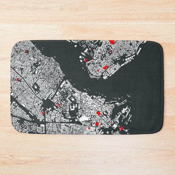 Item preview,  Map of Istanbul, Turkey, with its schools in color designed and sold by jean-nicolas.