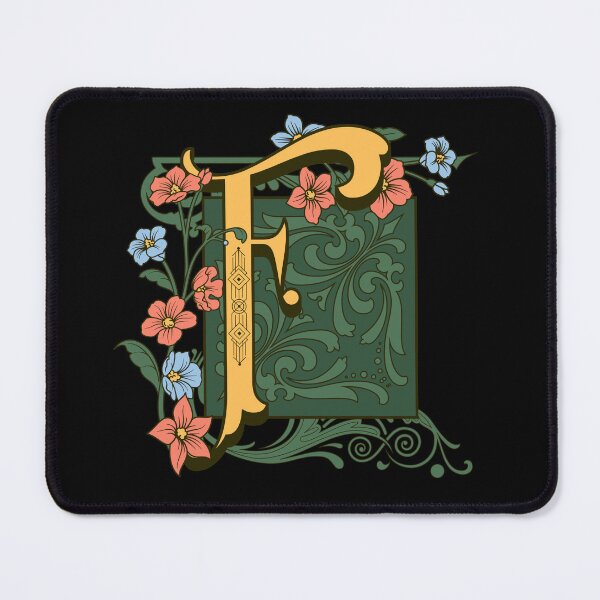 Item preview, Art Nouveau Letter F, Ornamental Letter F, Art Deco designed and sold by NatureFood.