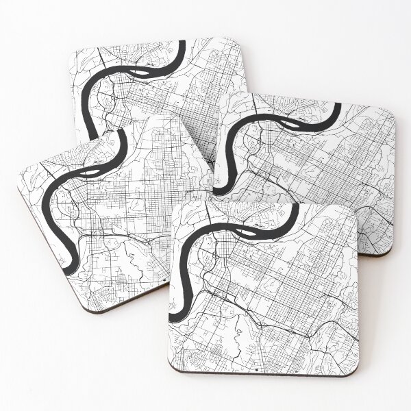 Item preview, Chattanooga, Tennessee Street Map designed and sold by InkistPrints.
