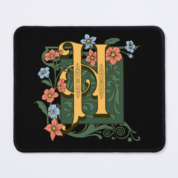 Item preview, Art Nouveau Letter H, Ornamental Letter H, Art Deco designed and sold by NatureFood.
