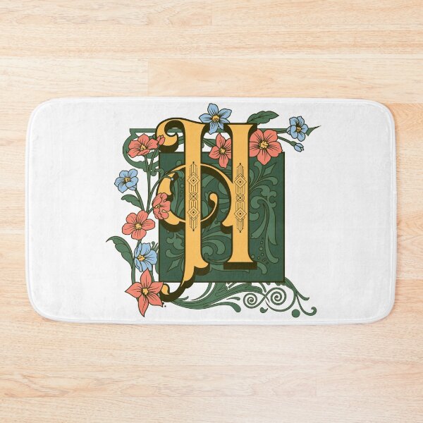 Item preview, Art Nouveau Letter H, Ornamental Letter H, Art Deco designed and sold by NatureFood.