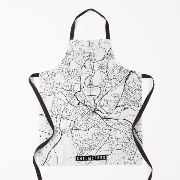 Item preview, Chelmsford, England Street Map designed and sold by InkistPrints.